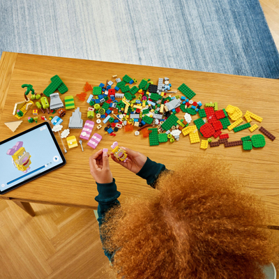 Set ndertimi Lego Super Mario Creativity Toolbox 71418, 6+ vjeç, shumengjyrsh