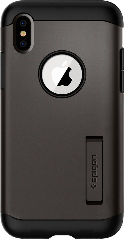 Mbrojtëse Spigen Slim Armor për iPhone XS Max, e hirtë