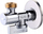 Valvul këndore Duro Smart, 1/2"x1/2", filtër kundër gëlqeres, krom