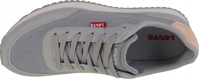 Atlete gocash Levi's Stag Runner SW 234706-680-54, të ulta, me lidhëse, gri me rozë