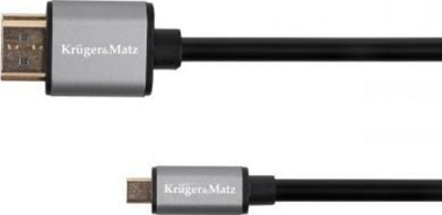 Kabllo HDMI - micro HDMI Kruger&Matz, 1.8 m, e zezë