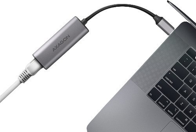 Adapter rrjeti USB Axagon ADE-25R, USB-C në RJ-45, 2.5Gbps, argjend