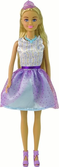 Kukull princeshë Anlily Leantoys, fustan lejla, flokë biond