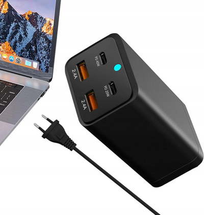 Karikues muri LTC Multi Charger, 80W, PD 20W PD 40W QC 3.0 2x USB, i zi