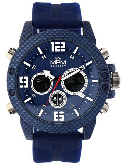 Orë dore Prim MPM Quality Carbon Anadigi W01M.11185.C