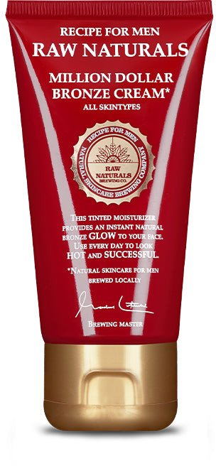 Krem bronz Raw Naturals Million Dollar Bronze Cream, për fytyrë edhe trup, 75 ml