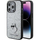 Maskë telefoni Karl Lagerfeld KLHCP15XGCNPSG për iPhone 15 Pro Max 6.7", Glitter Choupette, argjend