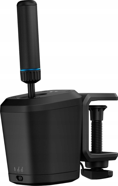 Shifter edhe handbrake për lojra Logitech G RS, 2 në 1, dorezë e rregullueshme, i zi
