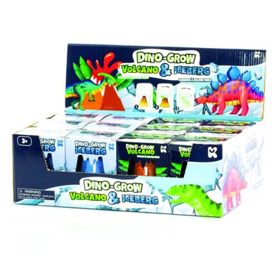 Lodër edukative Dino Grow Volcano Iceberg, rritet në ujë, për kalamaj 3+