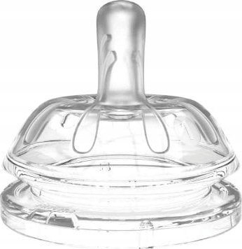 Biberon Teat Flow 3, rrjedhje e rregullt, material i butë, transparent