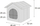 Shtëpi për qen HobbyDog Buda House, 46x52x53 cm, e papërshkueshme nga uji, shumëngjyrëshe