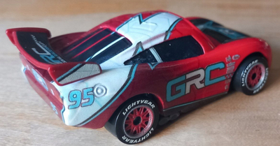 Lodër makinë Disney Pixar Cars 3 Lightning McQueen, metal die cast, shumëngjyrëshe
