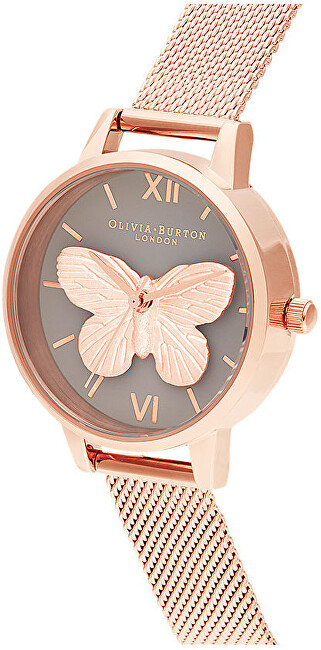 Orë Olivia Burton 3D Butterfly OB16MB28, për femra