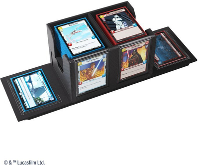 Кутија за карти Gamegenic Star Wars Unlimited Double Deck Pod, за 2 шпила, црна