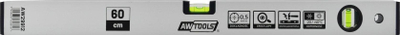 Nivel alumini AWTools AW29917, 200 cm, ngjyrë argjendi