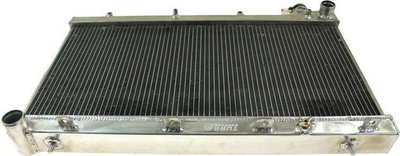 Radiator uji sport D1Spec TurboWorks për Subaru Impreza 95-01, alumin, ngjyrë argjendtë