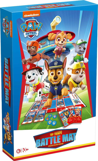 Lojë letra Winning Moves Top Trumps Paw Patrol Battle Mat, për fëmijë