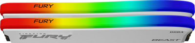 Memorie Kingston Fury Beast RGB Special Edition, DDR4, 16 GB, 3200 MHz, CL16, KF432C16BWAK2/16