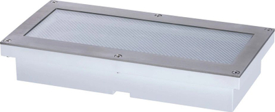 Dritë dyshemeje LED Paulmann Brick, 10x20 cm, me sensor lëvizje, gri