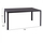 Set Tavolinë 150×90 cm + 6 karrige,"HM11528.01", gri