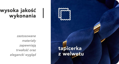 Karrige Chair 4Rico QS-GW06G, për dhomë ndenje, blu e errët