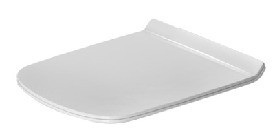Ulese tualeti Duravit DuraStyle 006379, rrethore, quick release, e bardhë