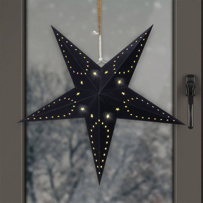 Stol Krishtlindjesh me drita LED, 60 cm, 10 LED, i zi