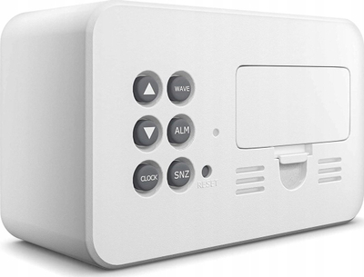 Termometër digjital Mebus 51461, LCD 2 rreshta, °C dhe °F, i bardhë