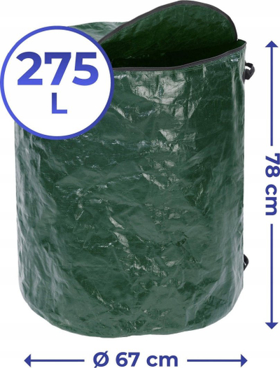 Kosh riciklimi Symple Stuff Mack, 275L, prej poliestër jeshil