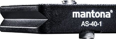 Плочка за брзо отпуштање Мантонa AS-40-1, Арка-Свис, завртка 1/4", црна