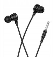 Kufje me tel Hoco M116, 3.5 mm, me mikrofon, të zeza