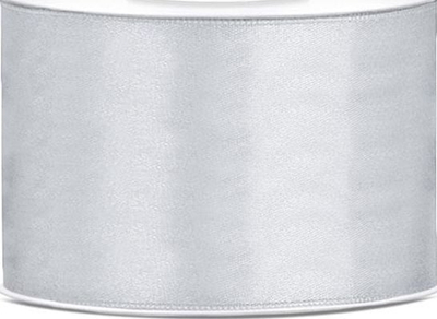 Fjongo sateni Silver, 50mm, 25m, ngjyrë argjendtë