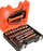 Set veglash Bahco 40 copë, çelësa 1/2", valixhe portative, portokalli me të zezë