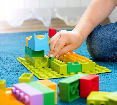 Lojë konstruktore Puzzle Race Track, 168 pjesë, për kalamajt 3 vjeç e lart, shumëngjyrëshe