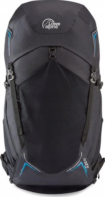 Shpinore malore Lowe Alpine AirZone Trek 35:45, 35-45L, sistem ajrosje AirZone+, e zezë