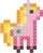 Set konstruktiv Micro Waffle Pony, 120 elemente, shumëngjyrëshe