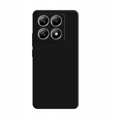 Futrollë silikoni 3mk për Xiaomi 14T Pro, mbrojtëse, e zezë