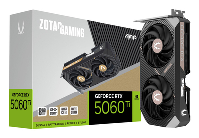 Kartë grafike Zotac GAMING GeForce RTX 5060 Ti AMP NVIDIA, 8 GB GDDR7