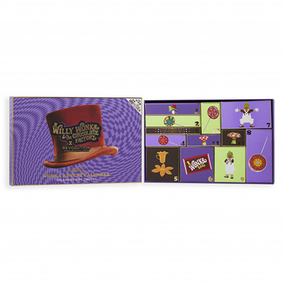 Kalendar kozmetik Revolution Willy Wonka & The Chocolate Factory 12 Day Advent Calendar