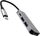 Docking station JCPAL Linx USB C JCP6189, 4 porta, HDMI 4K, gri