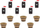Set dekorimi për muffin Pirate, 18 pjesë, për 6 muffin ose cupcake