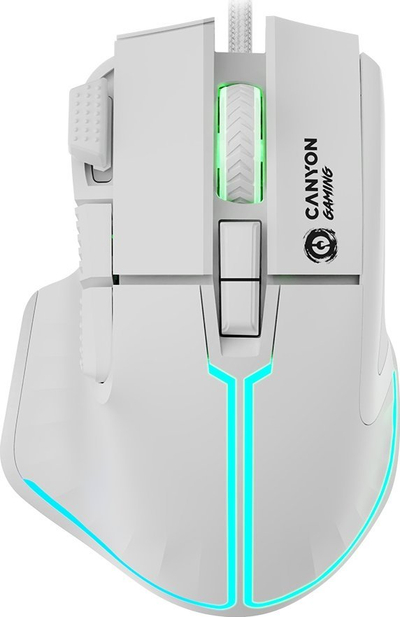 Maus gaming Canyon Fortnax GM-636, 20000 DPI, USB, me drita RGB, i zi