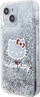 Mbulesë telefoni Hello Kitty HKHCP14SLIKHET për iPhone 14 6.1", hardcase TPU, efekt liquid glitter, argjend