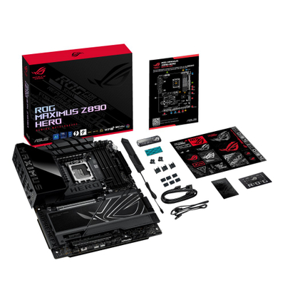 Pllakë amë ASUS ROG Maximus Z890 HERO, LGA 1851, ATX, DDR5, e zezë