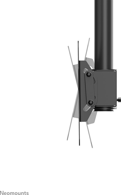 Mbajtëse tavani për monitor/TV Neomounts CL35-340BL12, 23-42\", lartësi 106-156 cm, e zezë
