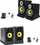Pad akustik për bokse Mozos MOZOS ISOPAD-M, set 2 copë, për studio monitorë 5"-5.5", gri e errët