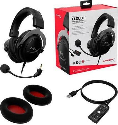 Kufje HyperX Cloud II Gunmetal (4P5L9AA)