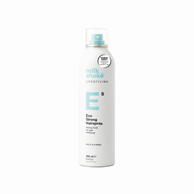 Llak flokësh Milk Shake Lifestyling Eco Strong Hold, fiksim i fortë, 250ml