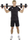 Set dambellash dhe shufre Pure2Improve Hybrid, 40kg, i zi