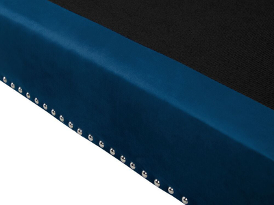 Divan 3 ulëse Beliani Avaldsenes, kadife, ngjyrë blu navy